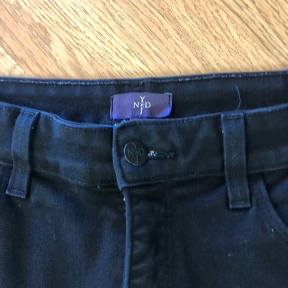NYDJ black soft denim legging jeans 6 - Picture 4 of 9